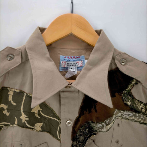 JAGUAR TROPICAL パッチワークウエスタンシャツ 襟芯 メンズ JPN:XL