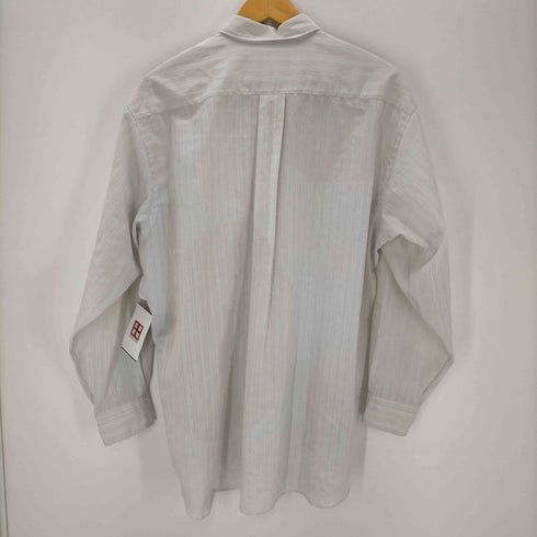 コムデギャルソンオム COMME des GARCONS HOMME 銀タグ ストライプ切替シャツ デカボタン メンズ