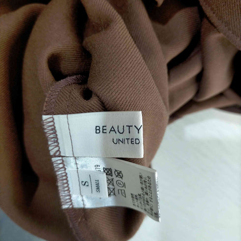ビューティーアンドユースユナイテッドアローズ BEAUTY & YOUTH UNITED ARROWS ツイルダブルタックスキッパーネックワンピース レディース JPN:S