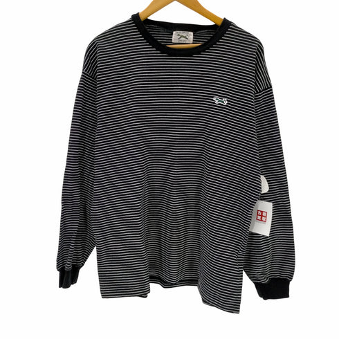 フリークスストア FREAKS STORE 別注 The FOX ピンボーダーロングスリーブTシャツ メンズ JPN:M