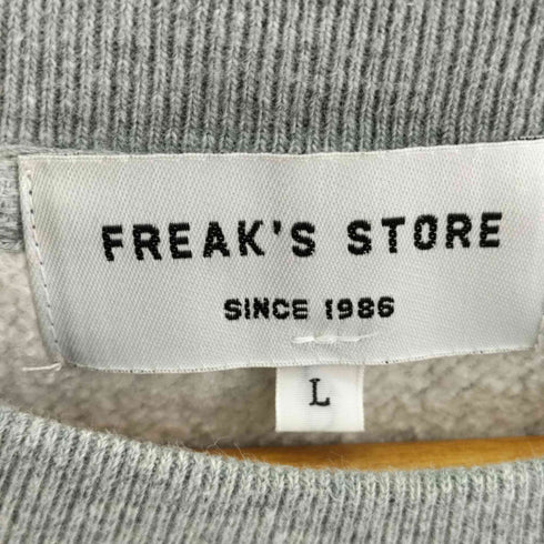 フリークスストア FREAKS STORE ブリーチ加工ヘビーウェイトスウェット メンズ JPN:L
