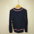 トミーヒルフィガー TOMMY HILFIGER ケーブルニット コットンVネックセーター チルデンニット クリケットセーター メンズ JPN:S