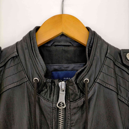 ザラマン ZARA MAN フェイクレザージップアップブルゾン メンズ