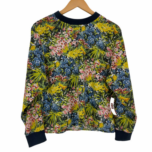 ロイスクレヨン Lois CRAYON クルーネック フラワー トップス レディース M