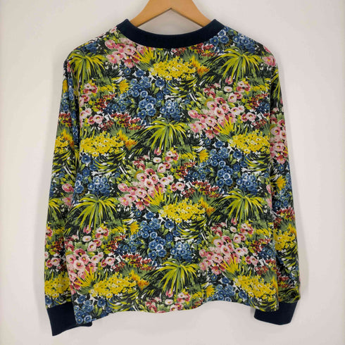 ロイスクレヨン Lois CRAYON クルーネック フラワー トップス レディース M