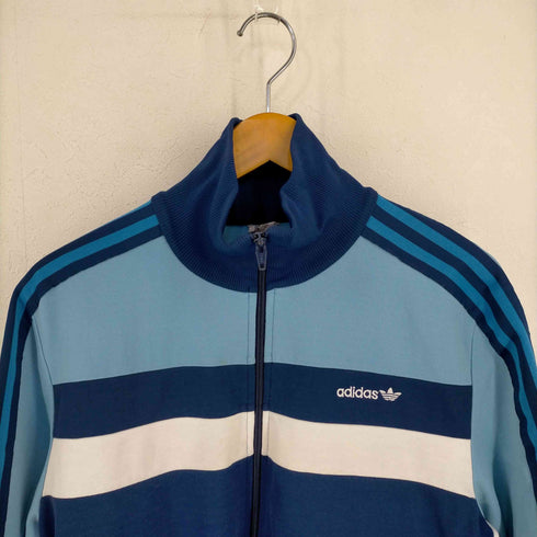 アディダス adidas 80S 万国旗タグ 香港製 トラックジャケット メンズ import:L