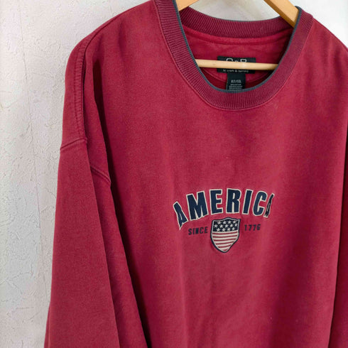 C&B AMERICA クルーネックスウェット メンズ XLT