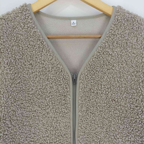 ユニクロ UNIQLO ボアフリースVネックカーディガン レディース JPN:M