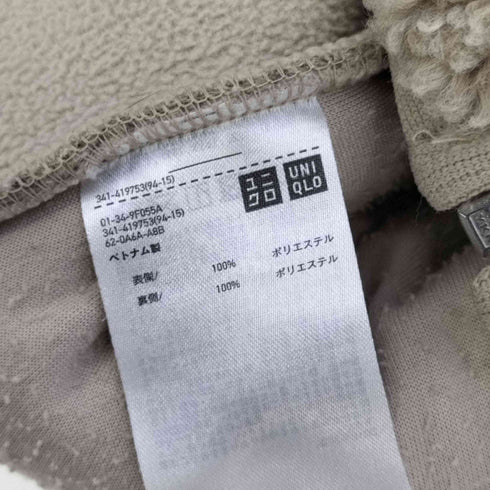ユニクロ UNIQLO ボアフリースVネックカーディガン レディース JPN:M