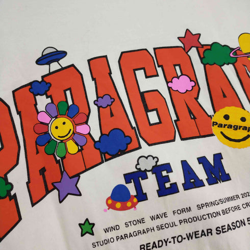パラグラフ PARAGRAPH S/S TEE プリントTシャツ メンズ