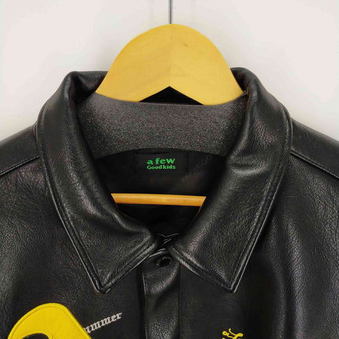 アフューグッドキッズ A FEW GOOD KIDS Racing Leather Jacket メンズ JPN:XL