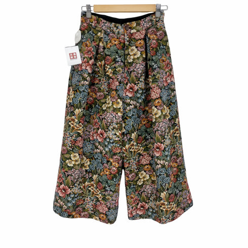 アンドエレシー & ellecy タックイン ゴブラン ワイド パンツ レディース M