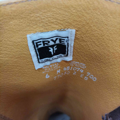 フライ FRYE USA製 プルオン スクエアトゥレザーブーツ レディース 6M