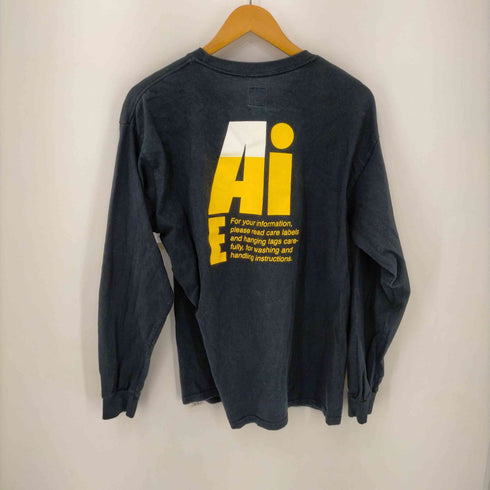 エーアイイー AiE BACK LOGO LONG SLEEVET メンズ JPN:L