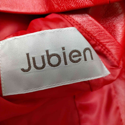 フメイ JUBIEN ラムスキン 羊革 レザー ジャケット レディース