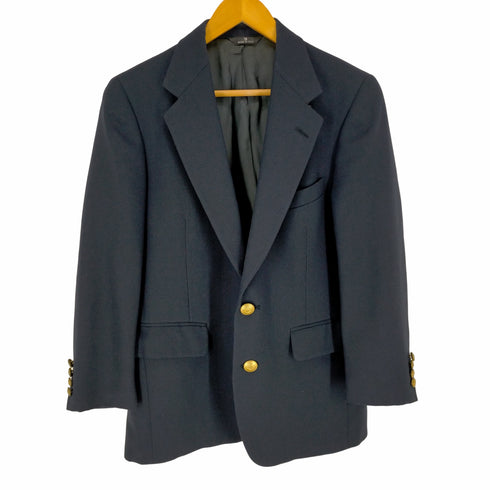 チャップスラルフローレン CHAPS RALPH LAUREN 80-90S USA製 金釦 2B 紺ブレ レディース