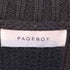 ページボーイ PAGEBOY アクリルナイロン 切りっぱなし モックネックプルオーバーニット レディース FREE