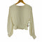 ザラ ZARA コントラストスウェットシャツ レディース import:S