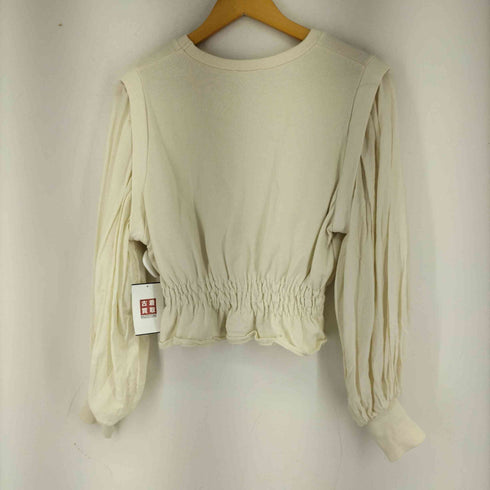 ザラ ZARA コントラストスウェットシャツ レディース import:S