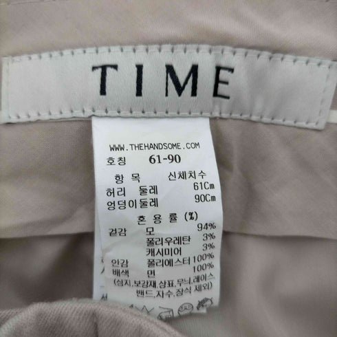 THE HANDSOME TIME センタープレススラックス レディース 61-90
