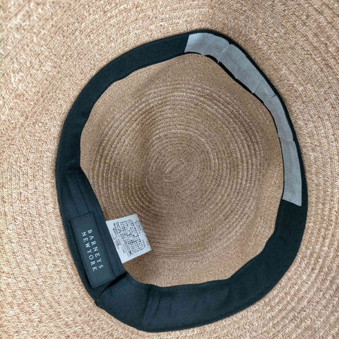 バーニーズニューヨーク BARNEYS NEWYORK ストローハット レディース FREE