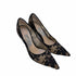ジミーチュウ JIMMY CHOO シアーメッシュ ハイヒールパンプス レディース 37