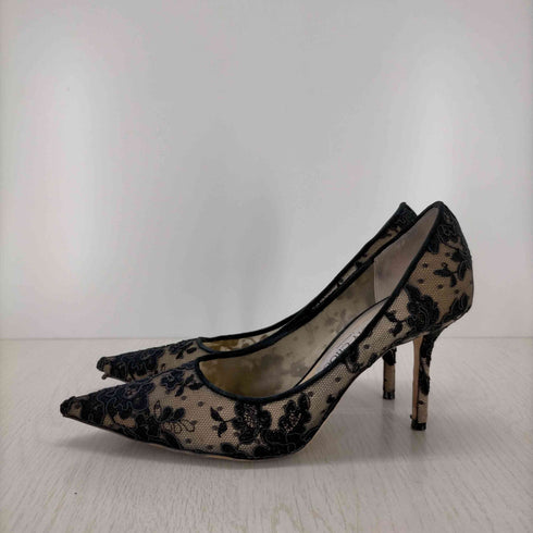 ジミーチュウ JIMMY CHOO シアーメッシュ ハイヒールパンプス レディース 37