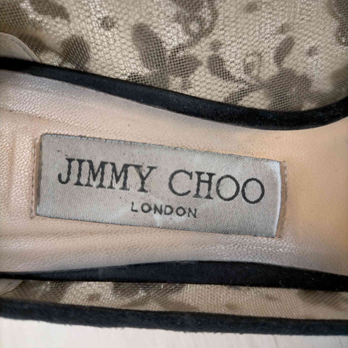 ジミーチュウ JIMMY CHOO シアーメッシュ ハイヒールパンプス レディース 37