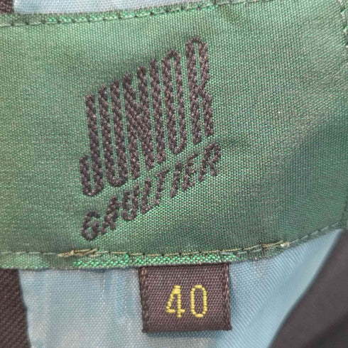 ジュニアゴルチェ JUNIOR GAULTIER 切りっぱなし 短冊 3Bウールテーラードジャケット メンズ 40