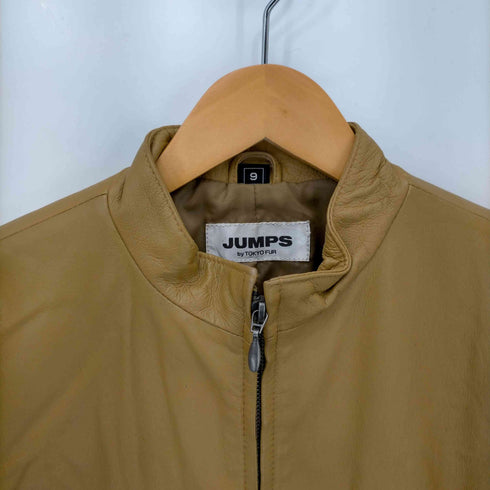 豚革 ジップアップジャケット レディース 9
