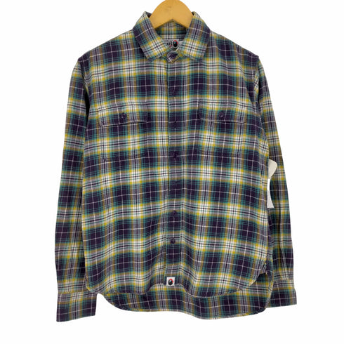 アベイシングエイプ A BATHING APE PIRATE STORE チェック ネルシャツ メンズ JPN:M