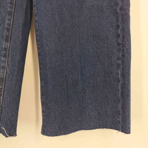 MUHET カットオフ加工 ワイドデニムパンツ メンズ JPN:M