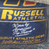 ラッセルアスレチック RUSSELL ATHLETIC 00S ワッペンジップアップハイネックスウェット リブライン メンズ JPN:M
