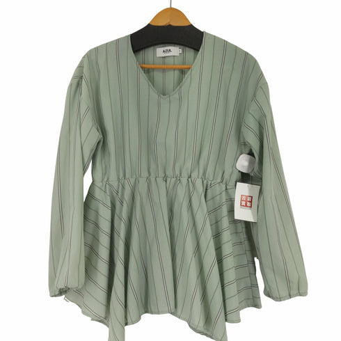 アズールバイマウジー AZUL by moussy WAIST SHIRRING HEM BLOUSE レディース JPN:M