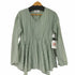 アズールバイマウジー AZUL by moussy WAIST SHIRRING HEM BLOUSE レディース JPN:M