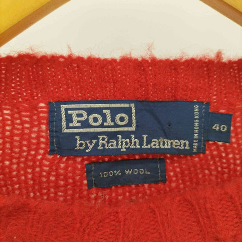 ポロバイラルフローレン Polo by RALPH LAUREN ポニー 刺繍 ウール ニット メンズ 40