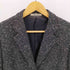 アクアスキュータム AQUASCUTUM 90S ナイロン 混 ウール ネップ 3B テーラードジャケット レディース