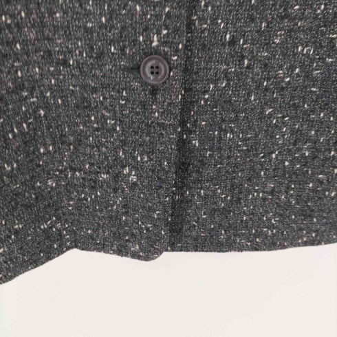 アクアスキュータム AQUASCUTUM 90S ナイロン 混 ウール ネップ 3B テーラードジャケット レディース
