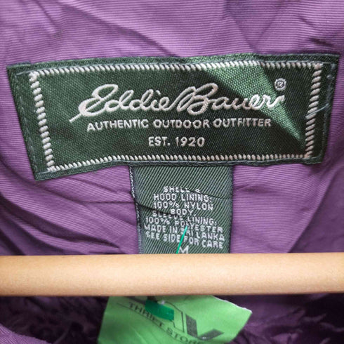 エディーバウアー Eddie Bauer 00S 緑タグ ナイロン マウンテンパーカー レディース import:M
