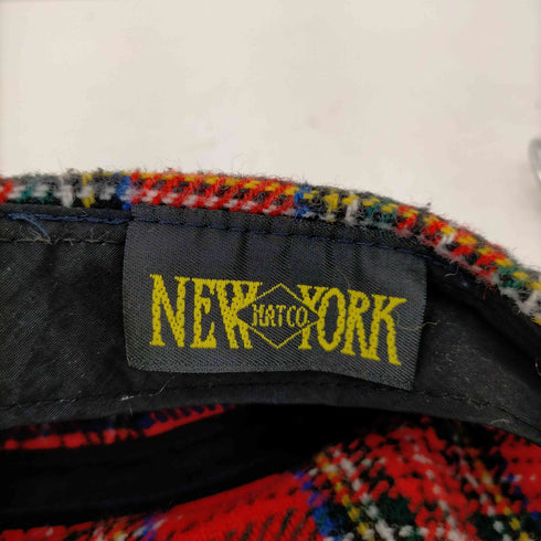 ニューヨークハット NEW YORK HAT MADE IN USA タータンチェックジェットキャップ メンズ