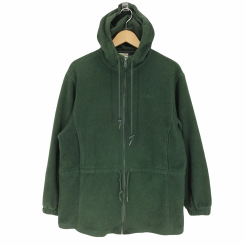 エルエルビーン L.L.Bean 刺繍 ロゴ フーディ フルジップ フリース ジャケット レディース