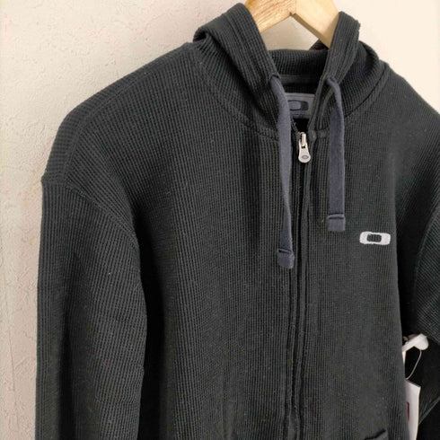 オークリー OAKLEY ロゴ刺繍 サーマル ジップアップパーカー レディース import:L