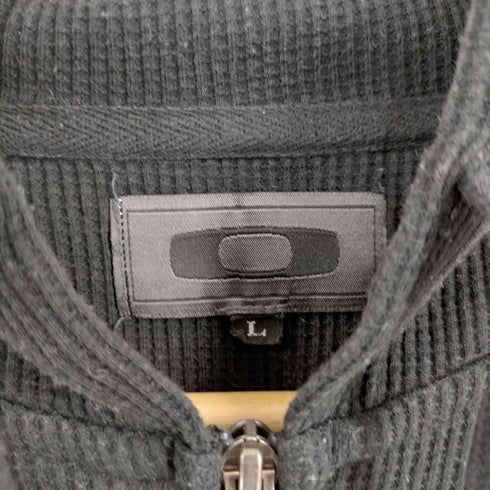 オークリー OAKLEY ロゴ刺繍 サーマル ジップアップパーカー レディース import:L