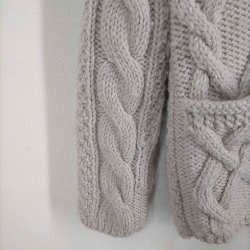 トゥモローランドトリコ TOMORROWLAND tricot アルパカ混ケーブル編カーディガン メンズ JPN:M