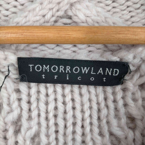 トゥモローランドトリコ TOMORROWLAND tricot アルパカ混ケーブル編カーディガン メンズ JPN:M