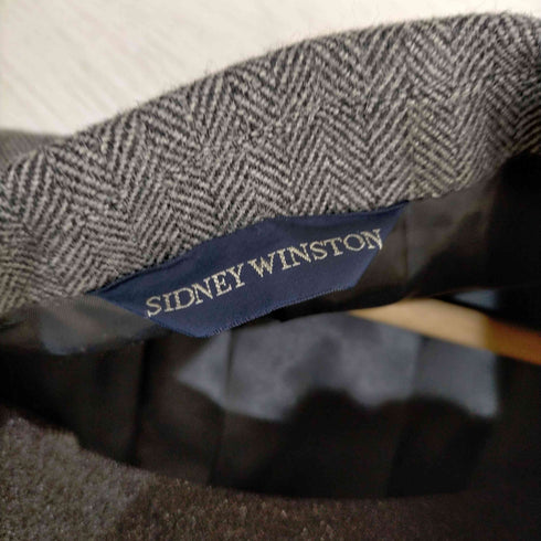 sidney winston ヘリンボーン 2Bシングルテーラードジャケット メンズ AB-6