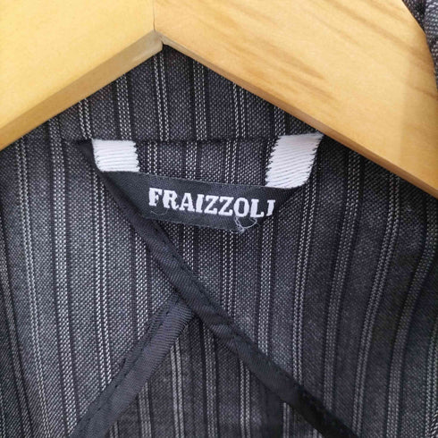 フライツォーリ Fraizzoli イタリア製 ウール ストライプ 2B テーラードジャケット メンズ