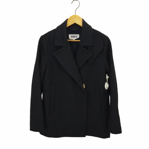 エムエムシックス メゾンマルタンマルジェラ MM6 Maison Martin Margiela ウールハーフコート レディース 38