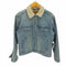 リーバイス Levis PREMIUM ボーイフレンド シェルパ トラッカー 裏ボア デニム ジャケット レディース import:S