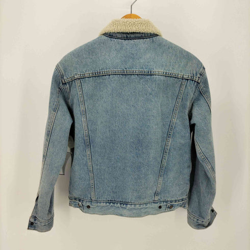 リーバイス Levis PREMIUM ボーイフレンド シェルパ トラッカー 裏ボア デニム ジャケット レディース import:S